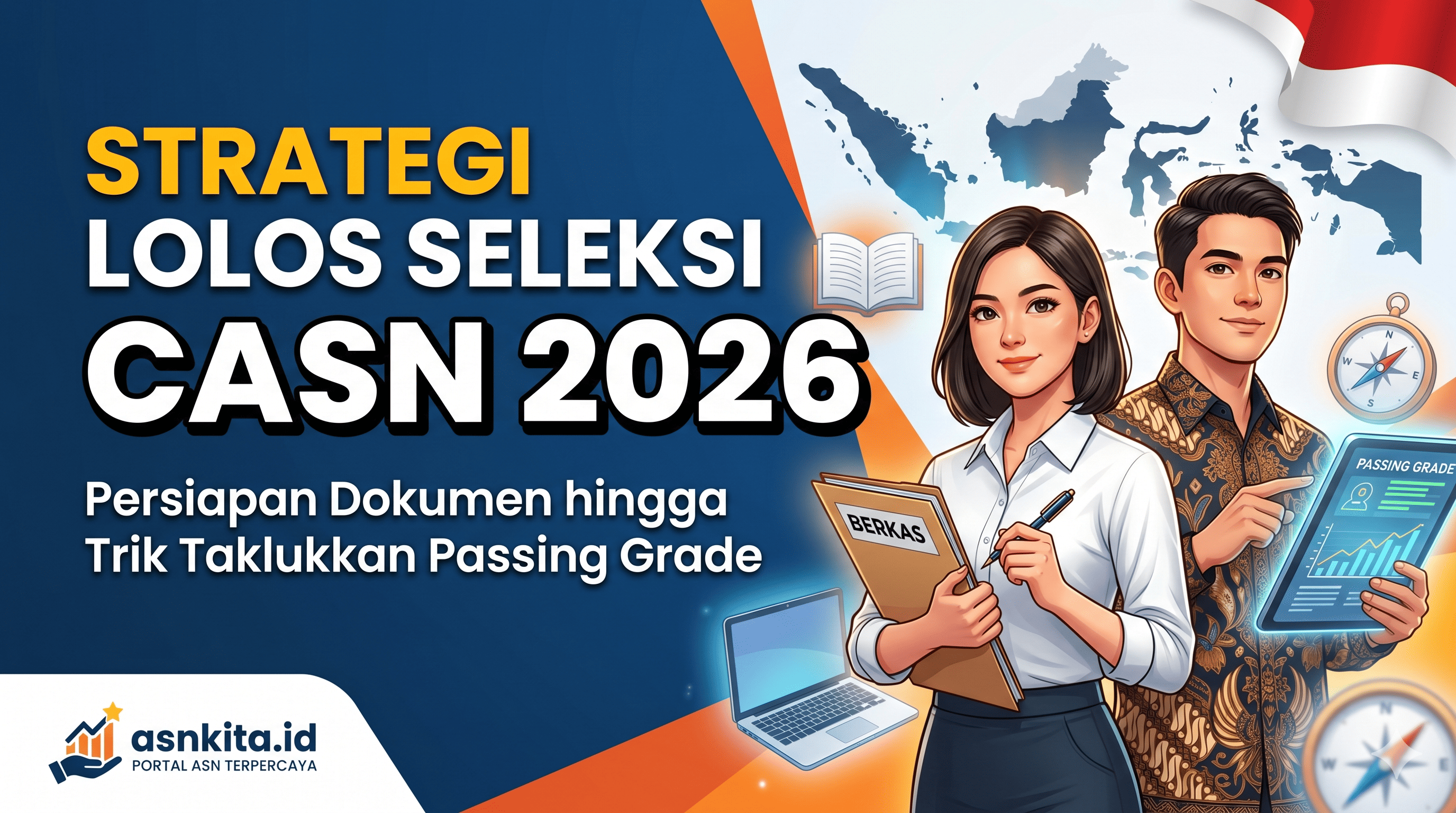 Strategi Lolos Seleksi CASN 2026: Persiapan Dokumen hingga Trik Taklukkan Passing Grade